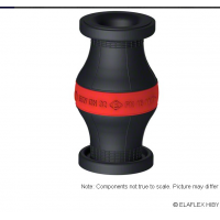 德国 ELAFLEX 红色带环橡胶膨胀节 ERV-R
